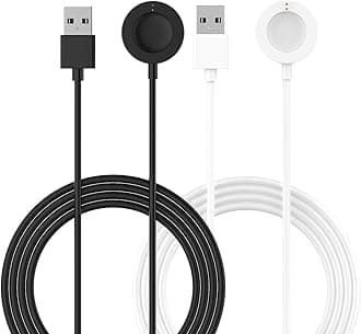 Compatible with Citizen CZ Smart Watch Charger, 3.3ft Rapid Charing Cable Magnetic Charger Dock for Citizen CZ Smartwatch (Black&White)