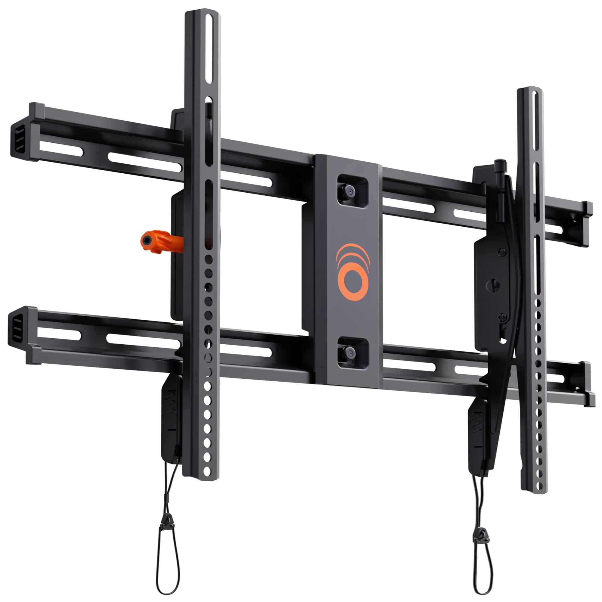 Wall Mount TV Bracket for TVs Up to 90" - Low Profile Design Tilts to Eliminate Glare - Includes Drilling Template & Can Be Leveled After Install - UL Listed for Safety