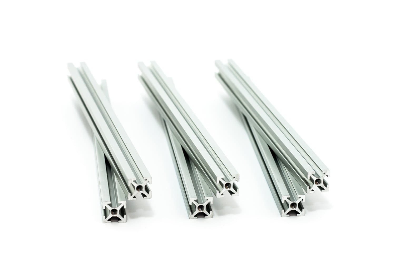 MakerBeam 150x10x10mm Beam, Clear anodised (Pack of 6)