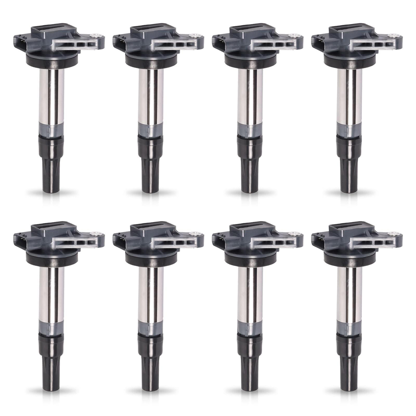 ENA Set of 8 Ignition Coil Pack 4.2 4.4 V8 Compatible with Land Rover Jaguar XK8 XJ8 XJR XKR S-Type Vanden Plas LR3 Range Rover 2003 2004 2005 2006 2007 2008 2009 Coils for C1427 UF519 AJ810445