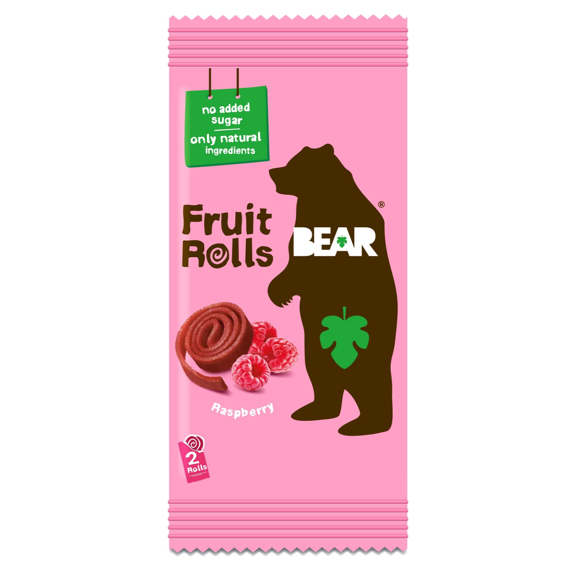Bear Yoyo 100 Percent Fruit Rolls Raspberry 20 g (Pack of 18)