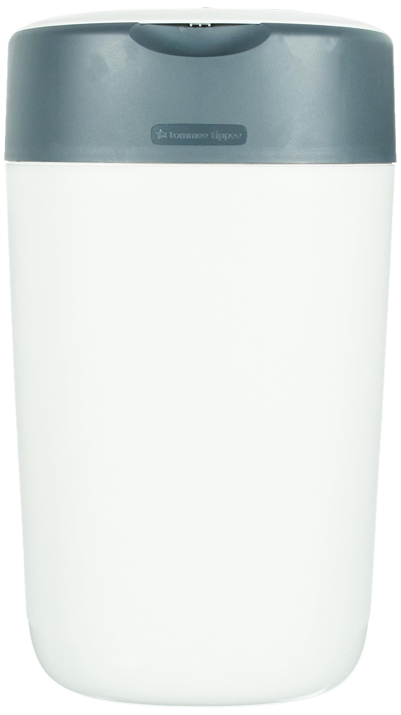 Tommee Tippee Twist and Click Advanced Nappy Disposal Sangenic Tec Bin, White, Holds up to 30 Nappies
