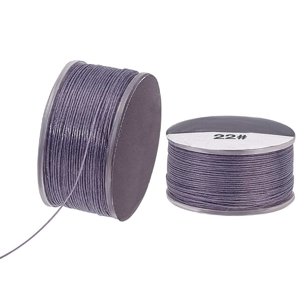 PH PandaHall 100 Yards Beading String 0.1mm Nylon Seed Bead Thread Bracelet Beading Thread Sewing Thread Nylon Braided Thread String for Leather Stitching Beading Jewelry Bracelets Making