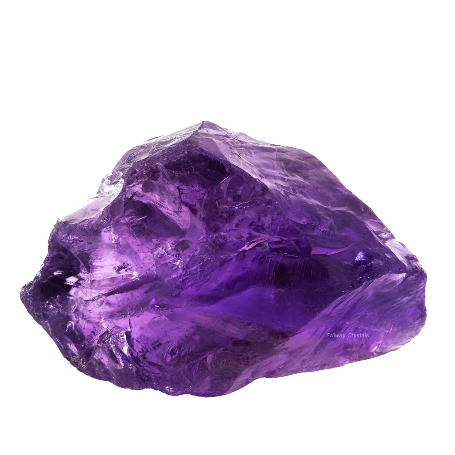 Deep Amethyst Raw Crystals, Large 1.25-2.0" Healing Crystals Natural Rough Stones Crystal for Tumbling, Cabbing, Fountain Rocks, Decoration, Polishing, Wire Wrapping, Wicca & Reiki