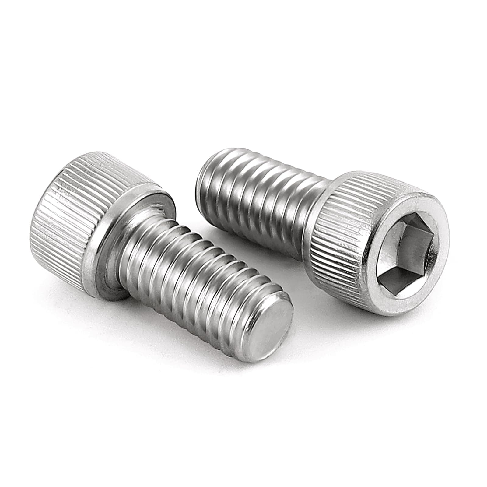 #6-32 x 3/4" Socket Head Cap Screws Bolts, Stainless Steel 18-8 (304), Bright Finish, Allen Socket Drive, 100 PCS