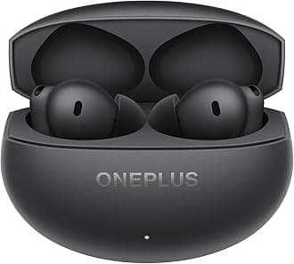 OnePlus Buds 4 TWS Earbuds with Upto 55dB Real-time ANC, Adaptive Mode, Dual Drivers and DACs, 3D Audio, Upto 45hrs Music Playback, Dual-Device connectivity, 47ms Low Latency, Storm Gray