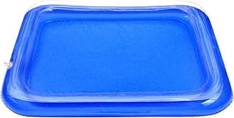 Inflatable Toddler Pool, 24 Inch Rectangular Pink PVC Kiddie Pool for 1-3 Years Old, Includes Repair Patch Kit