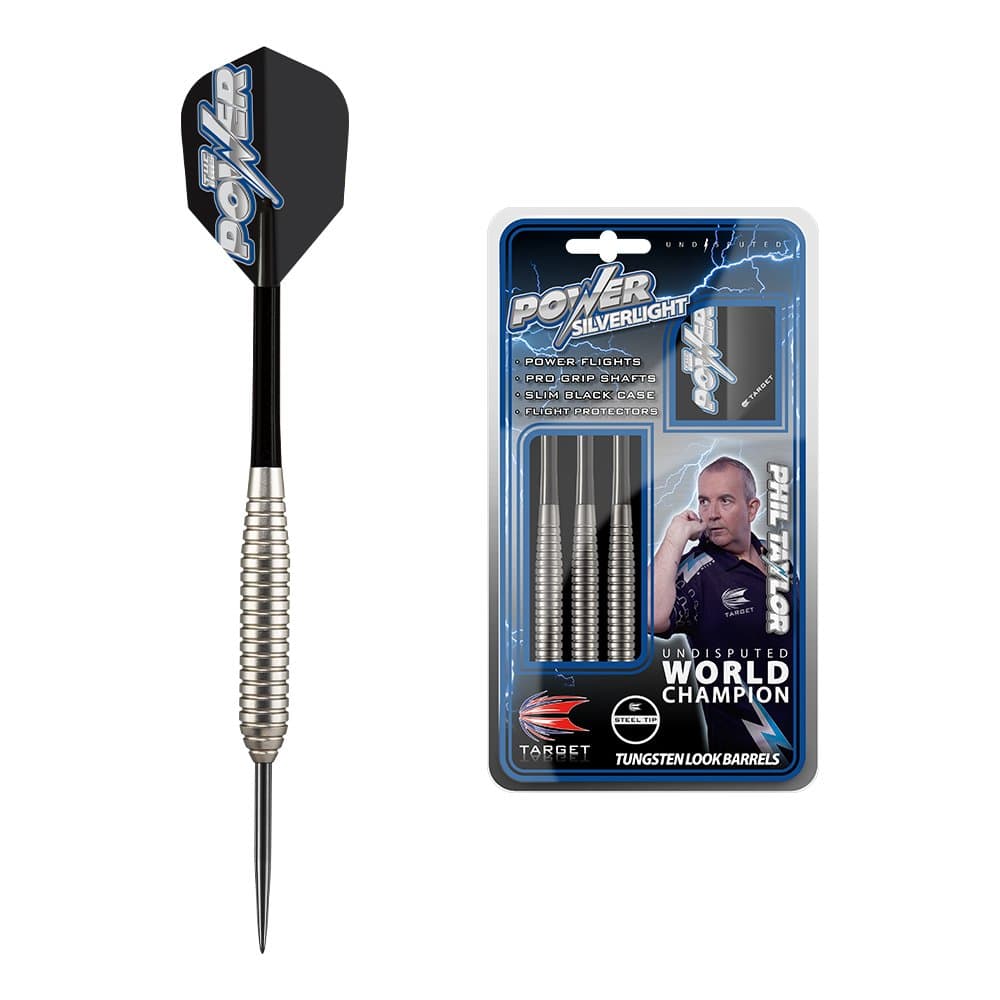 Phil Taylor Power Silverlight Steel Tip Dartpfeile