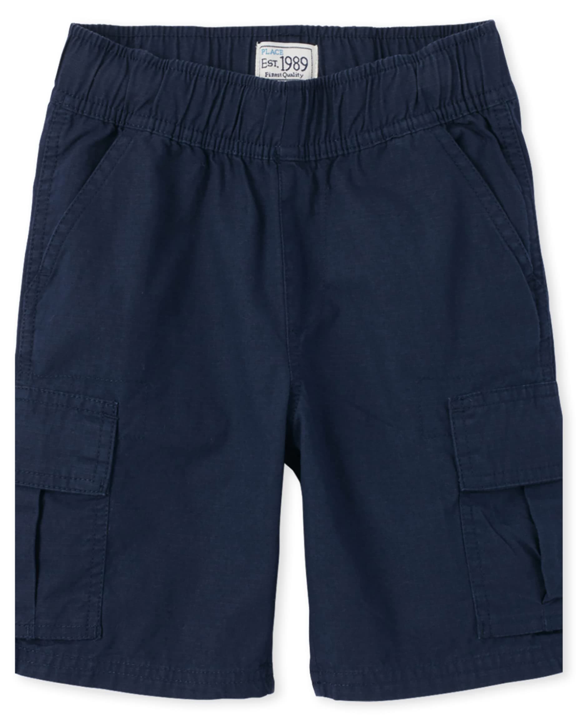 The Children's Place Boy's Uniform Pull on Cargo Shorts
