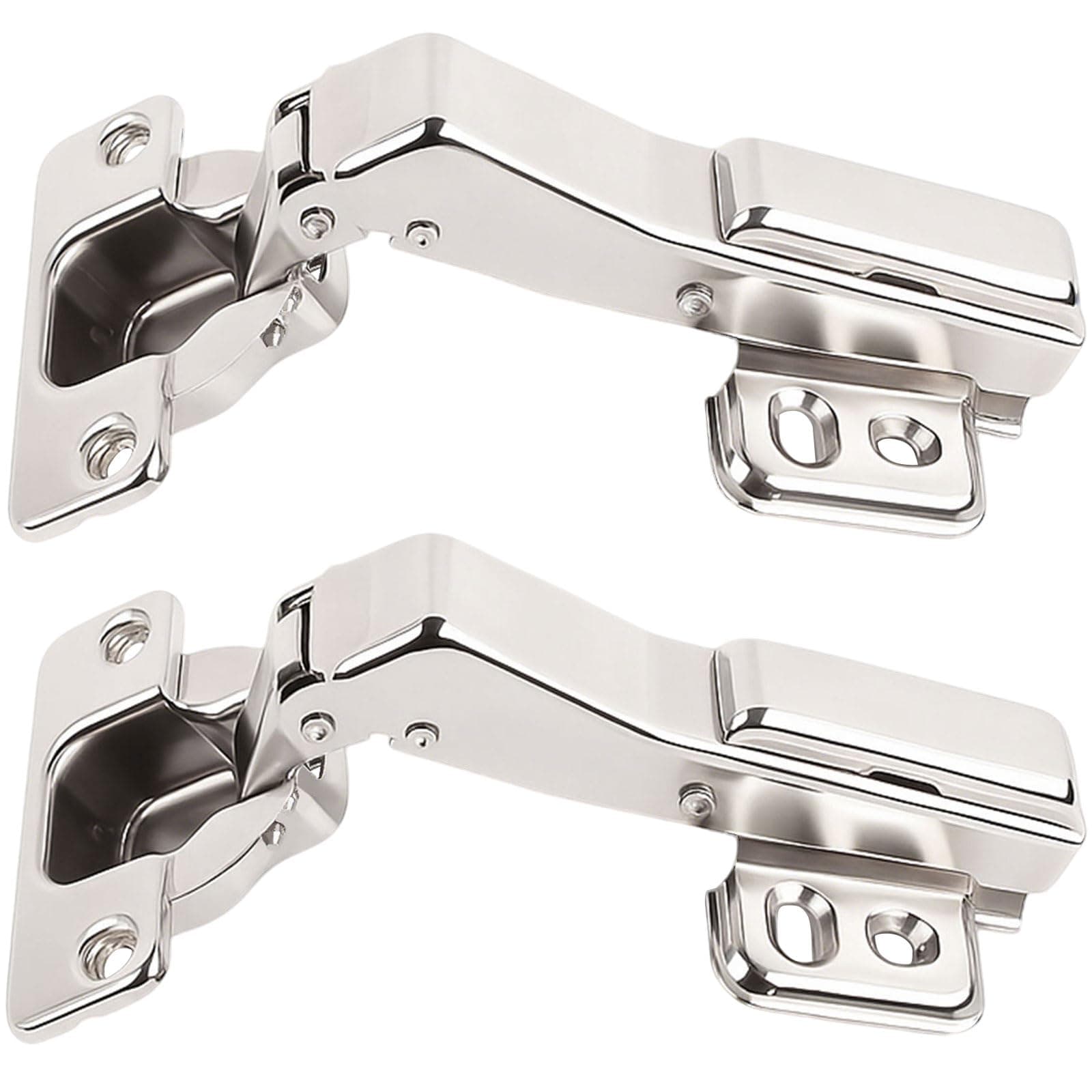 TamBee 45 Degree Cabinet Hinges - Kitchen Cupboard Corner Concealed Soft Close Doors for Cabinet, Wardrobe With Screws