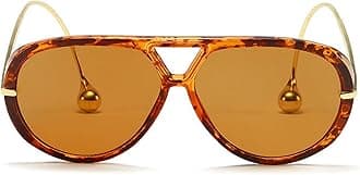 willochra Vintage Oversized Pilot Shield Sunglasses Women Luxury Trendy Sun Glasses For Ladies Big Frame Eyewear