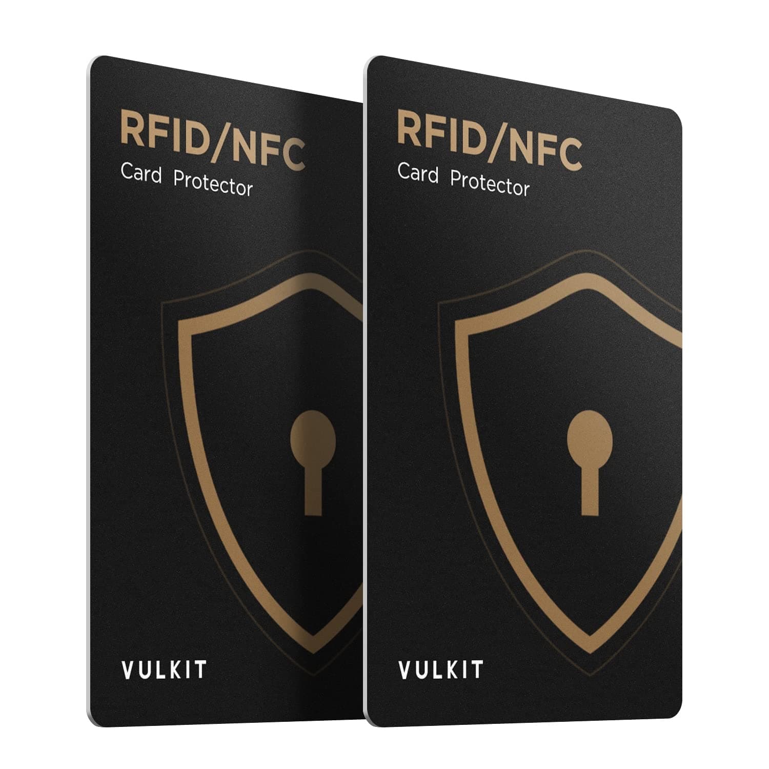 RFID/NFC Blocking Cards - 2 Pack, Ultra Thin Credit Card Protector, Contactless Cards Protecor, Premium NFC Blocker, for Credit Cards, ID Cards, Passports, Wallet