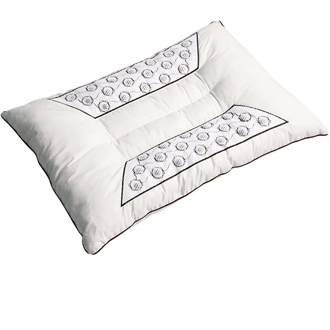 YOLER Activated Carbon Buckwheat Bedding Pillows - Cervical Neck Support Traction Improve Posture - Cool Hygroscopic Breathable Neck Pillow 24"x17" - No More Pain or Stiffness Deep Sleep Pillow