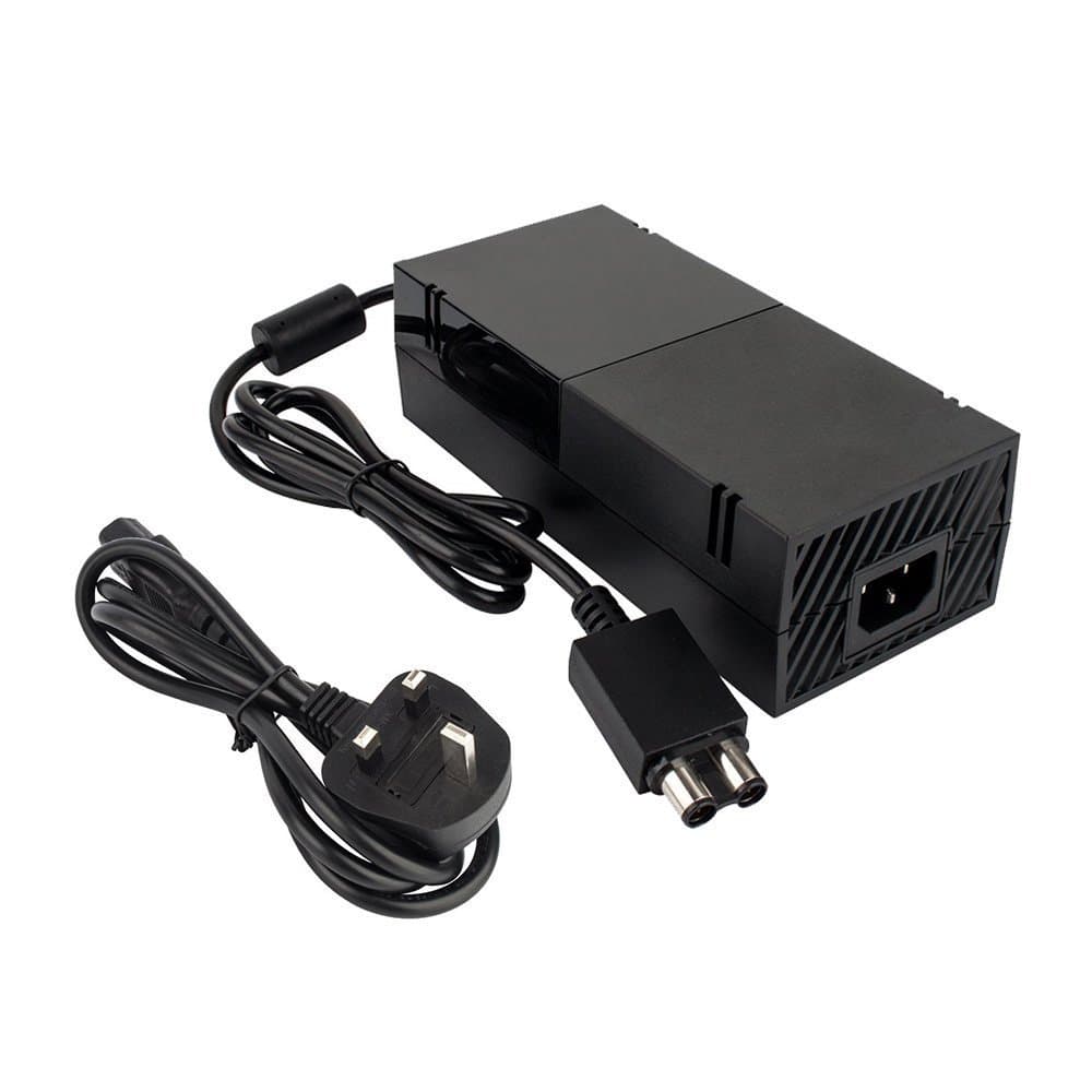 Coventry Retailer Xbox One Power Supply Brick, (QUIET VERSION) Xbox 1 Console AC Adapter Cable Replacement Kit, Auto Voltage 100-240V