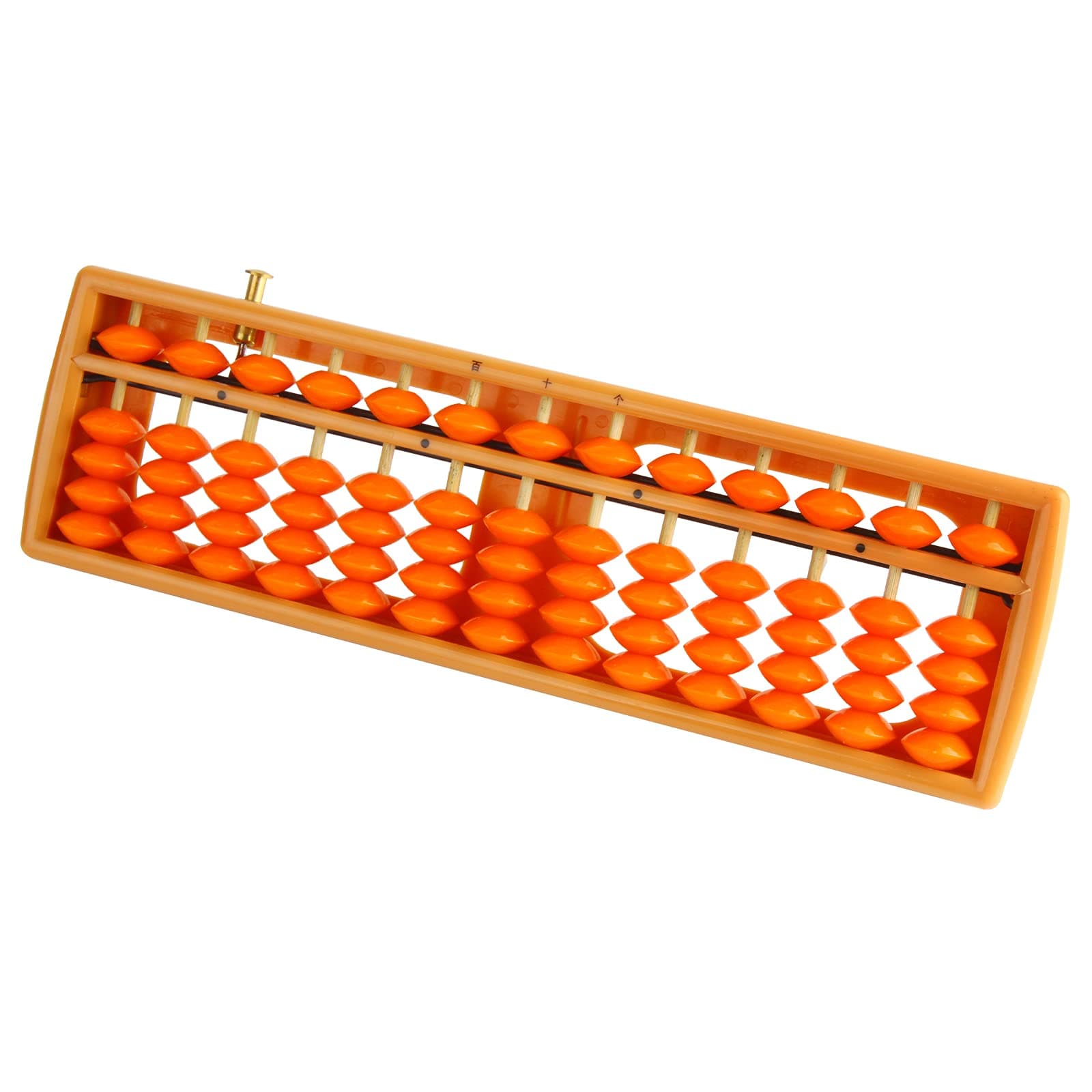 LarceleBead Arithmetic Counting Abacus with Reset Button School Supplies for Children,13 Column SP-02 (Yellow 2)