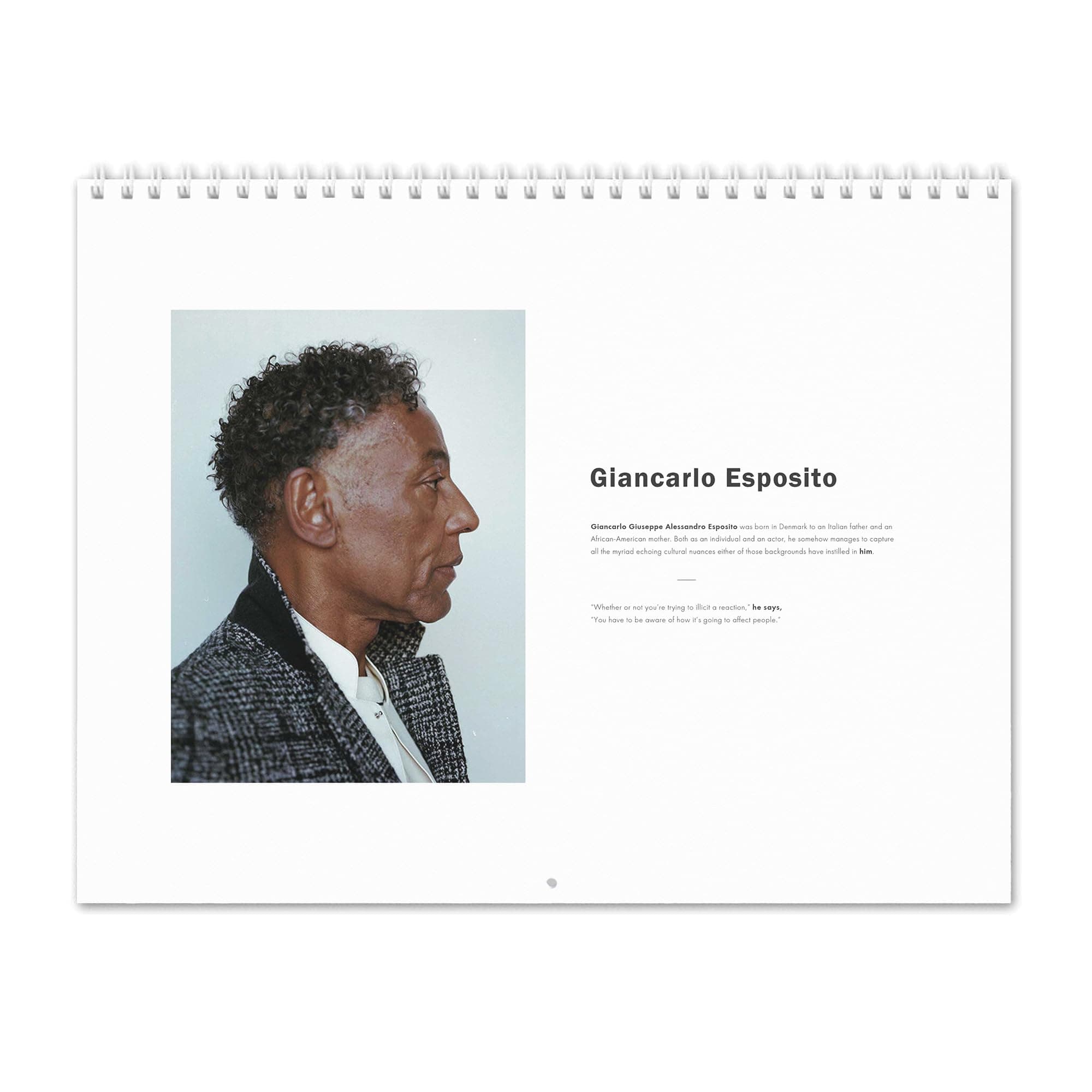 Giancarlo Esposito - Rogue Wall Calendar