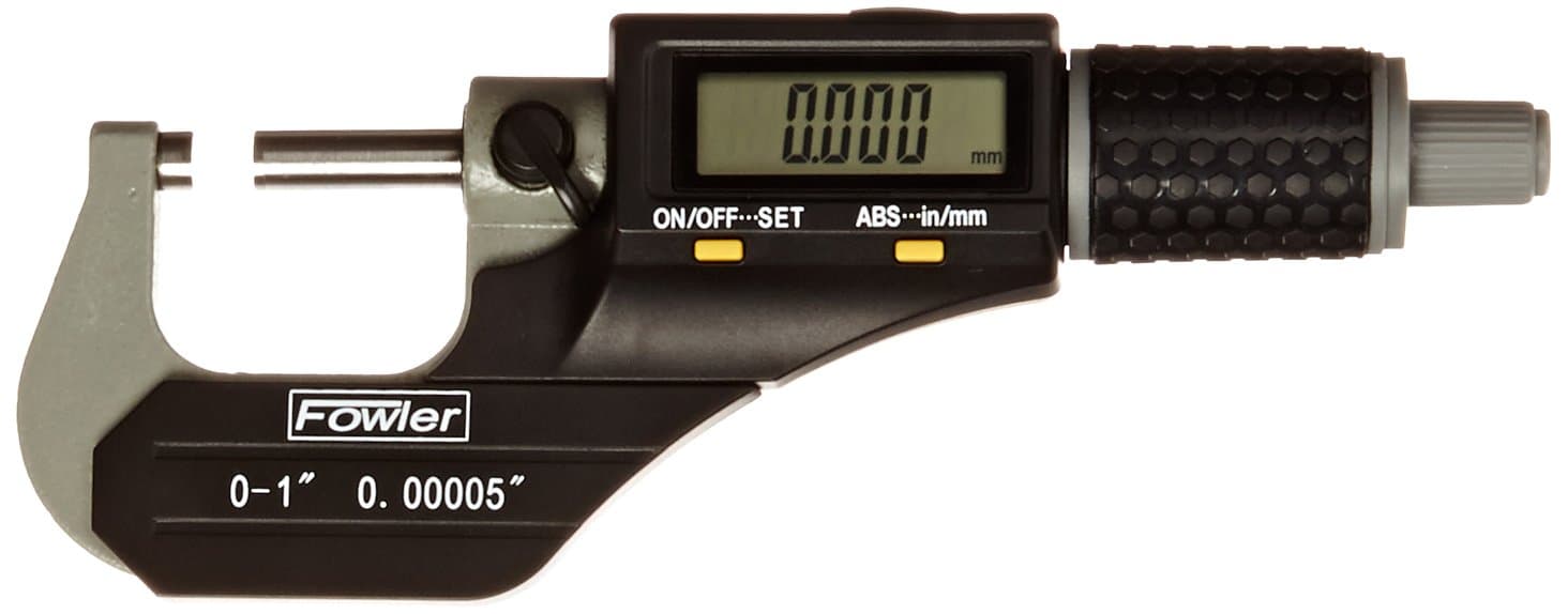 Fowler 54-870-001-0, Xtra-Value Ii Digital Micrometer With 0-1"/25MM Measuring Range