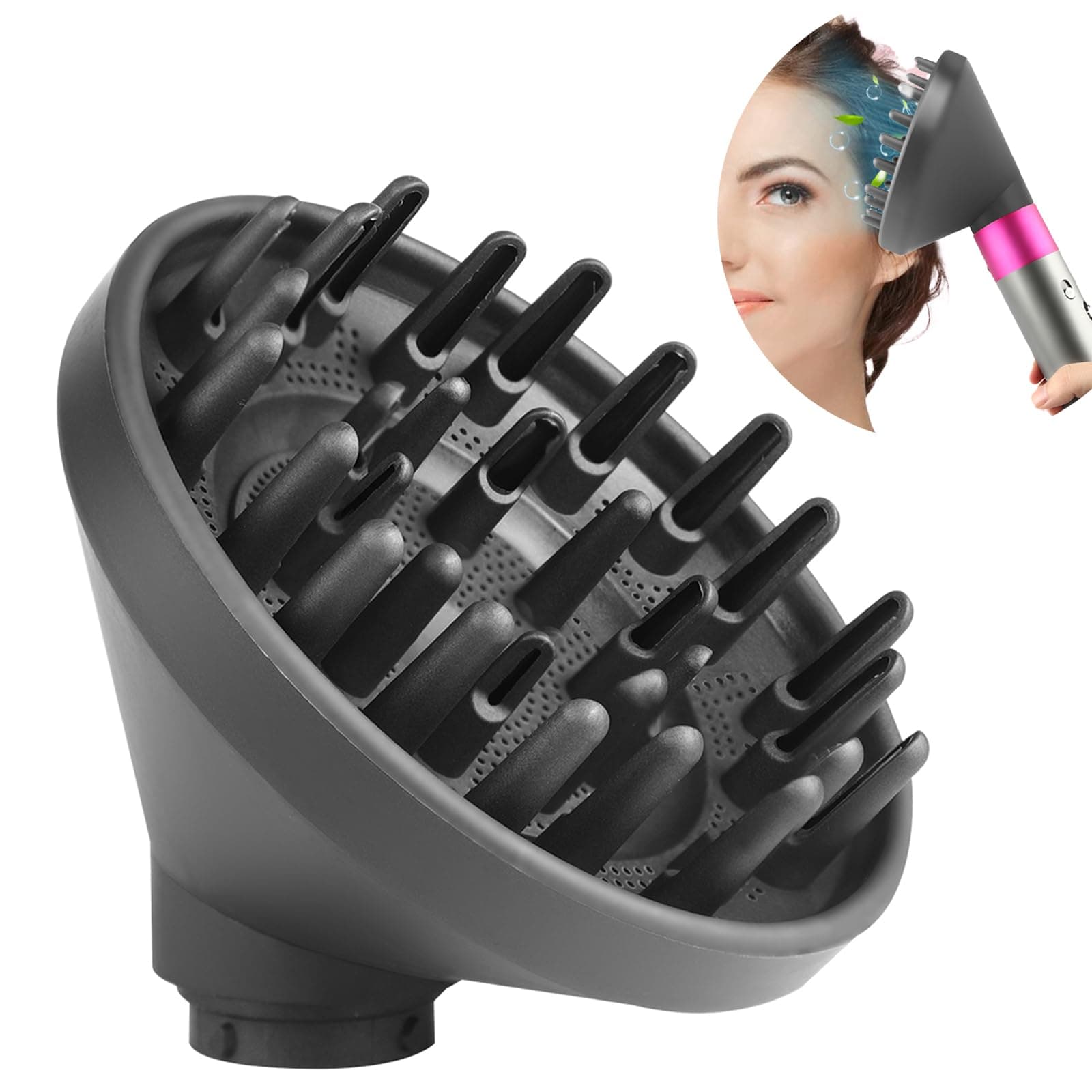 Diffuser Attachment for Dyson Airwrap Styler HS01 HS05, Converting Your Air Wrap Styler to A Hair Dryer