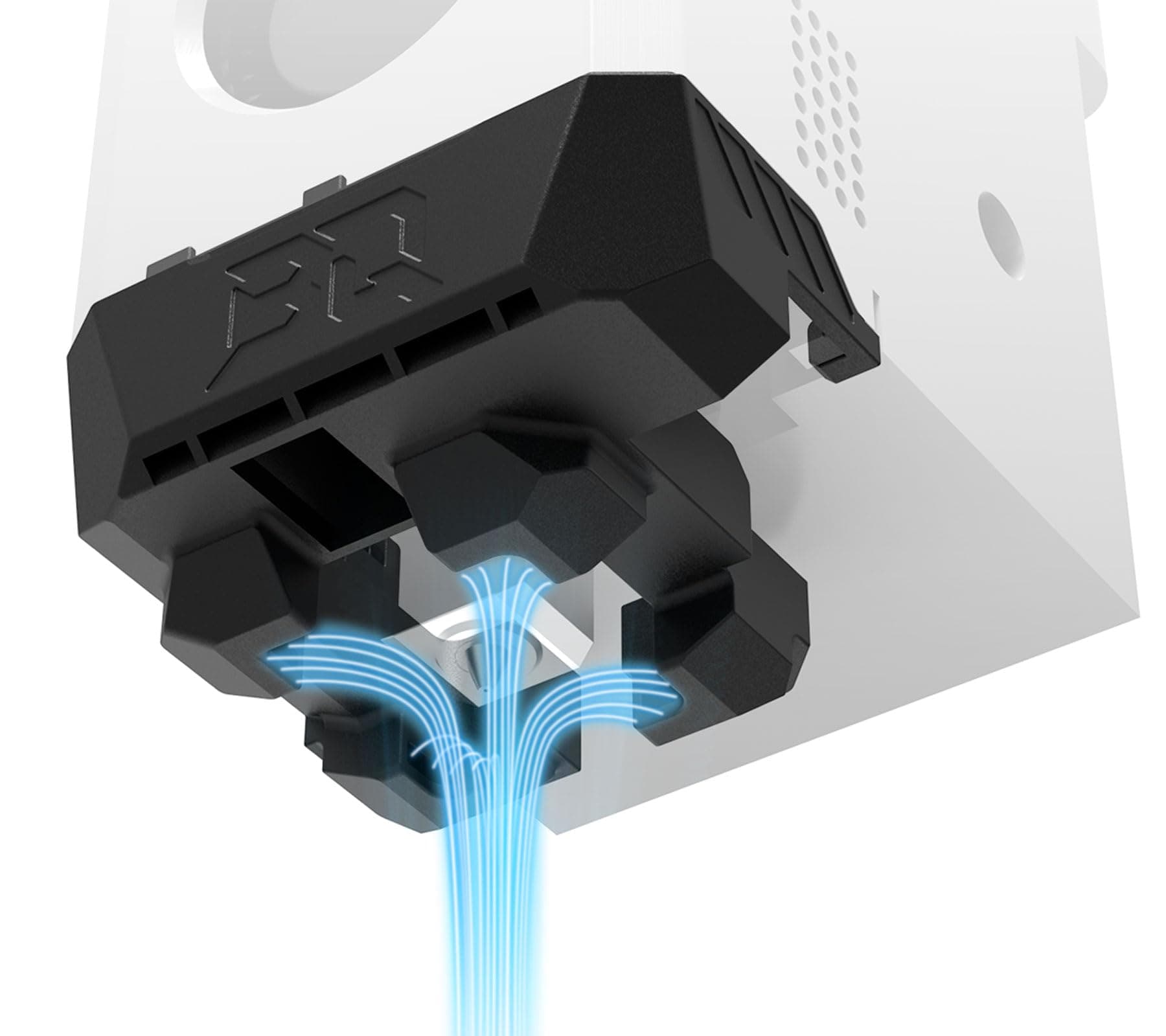 Panda Jet Head Cooling Fan Duct for Bambu-Lab P1P/P1S/X1C/X1E 3D Printers Compatible with Stock Hotend Panda Revo/Flow