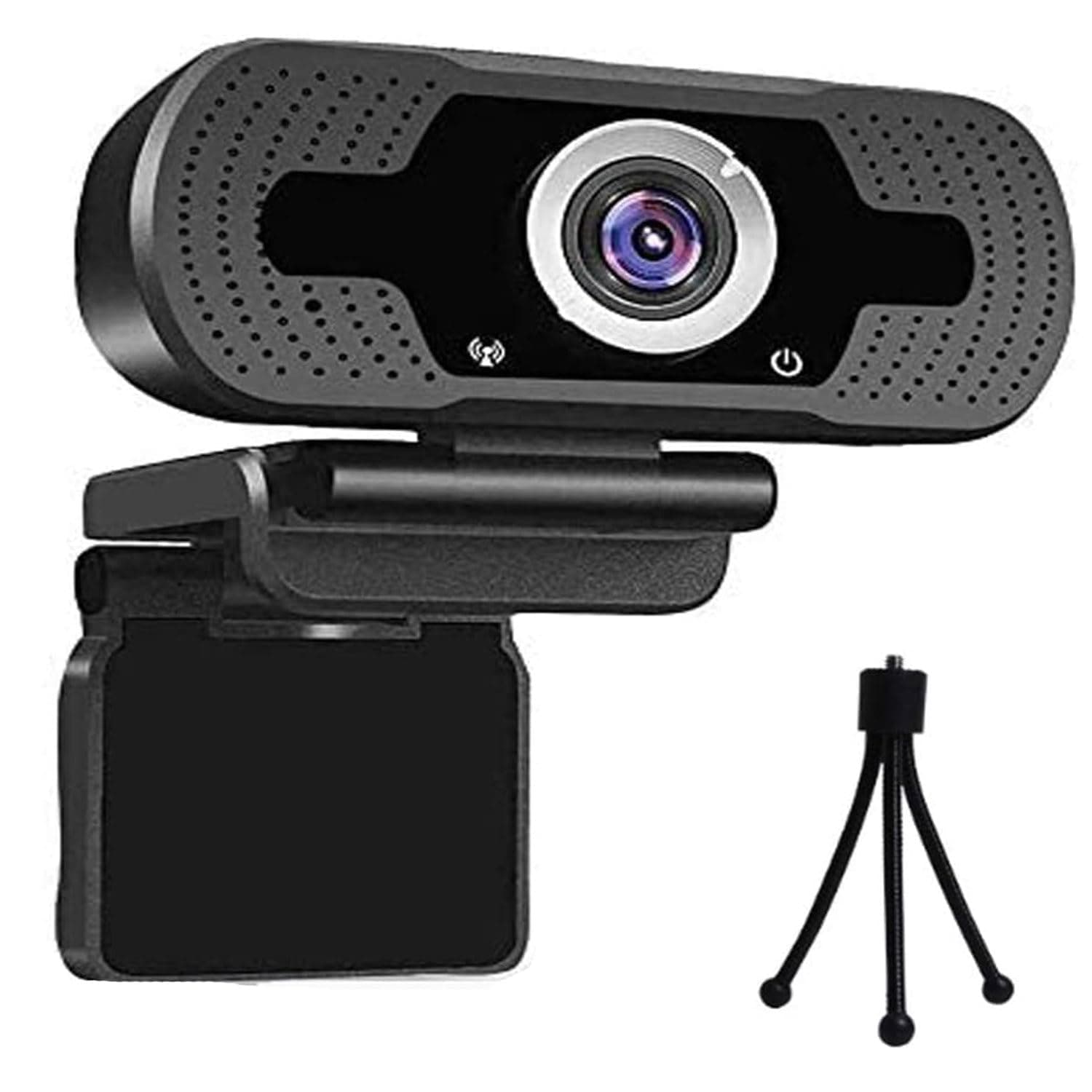 1080P HD Webcam with Microphone, X11 USB Computer Web Camera With Privacy Shutter and Tripod,Webcam PC Cam Mac Desktop Laptop for Gaming Video Recording Calling Conferencing Online Classes (1080P)