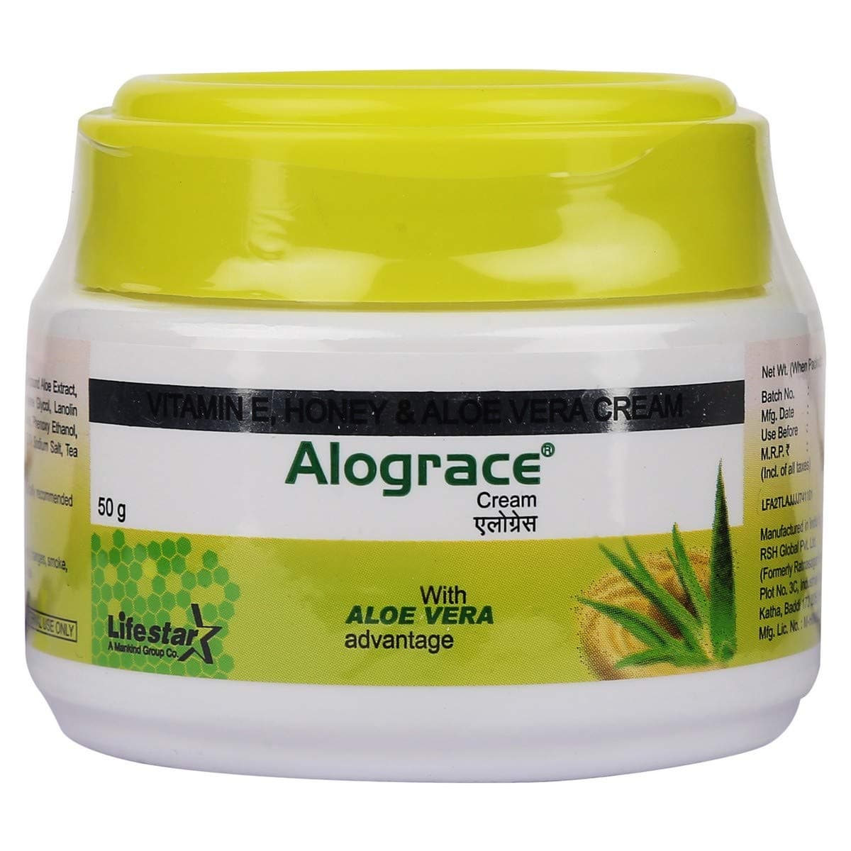 Alograce - Bottle of 50 gm Cream