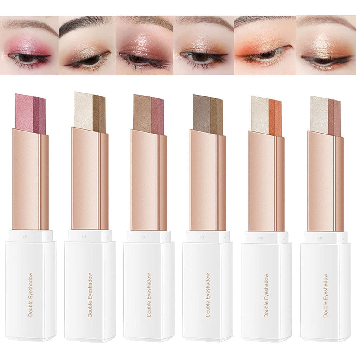 BliBling 12 Colors Glitter Eyeshadow Stick