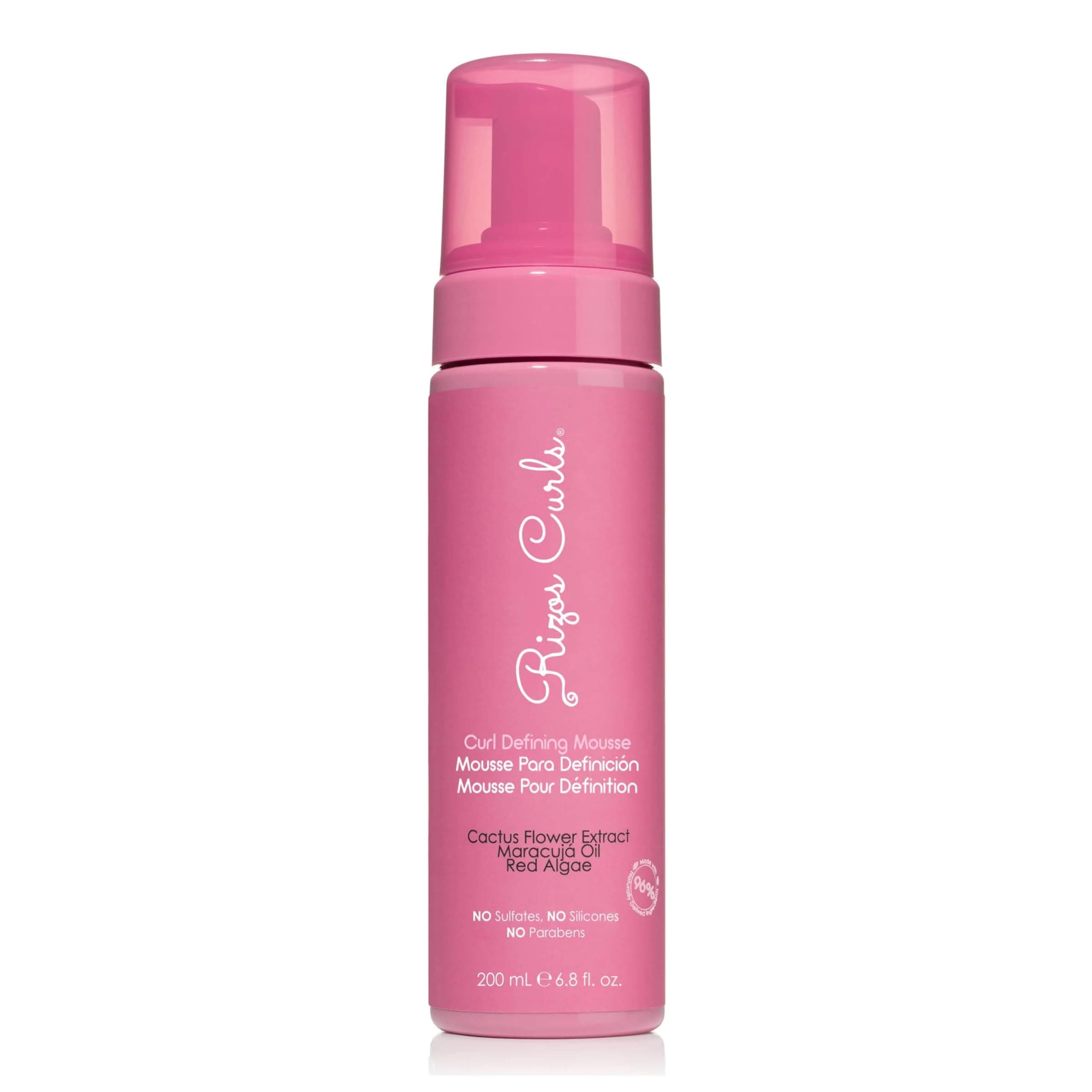 Rizos Curls Curl Defining Mousse – Lightweight Foam for Volume & Hydration – Shine & Definition for Every Curl Pattern: Wavy, Curly, Coily 1a–4c Hair Types – Sulfate & Paraben Free | Hydrate & Define, Volume & Definition, Frizz Free Shine