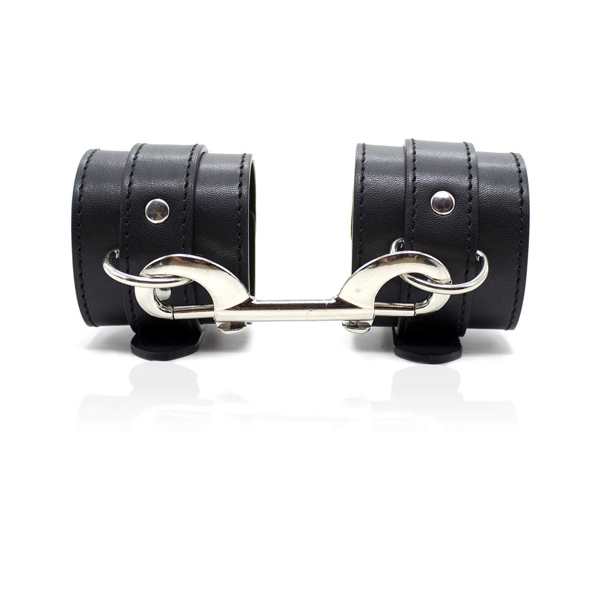 Hand and foot shackles adjustable soft leather bilateral buckle instead of props stage props