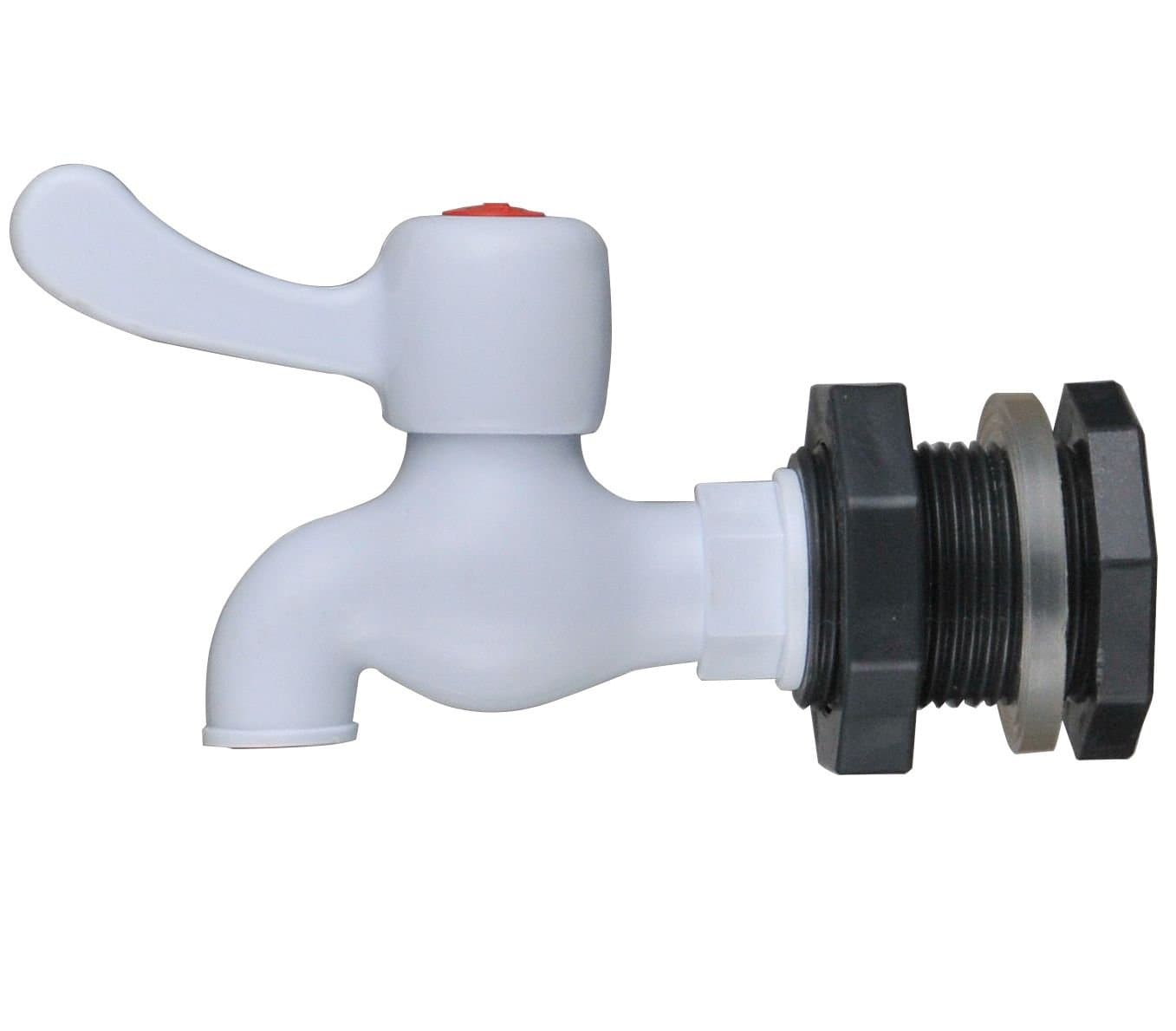 RBS100 Plastic Rain Barrel Spigot Kit(with Bulkhead Fitting)