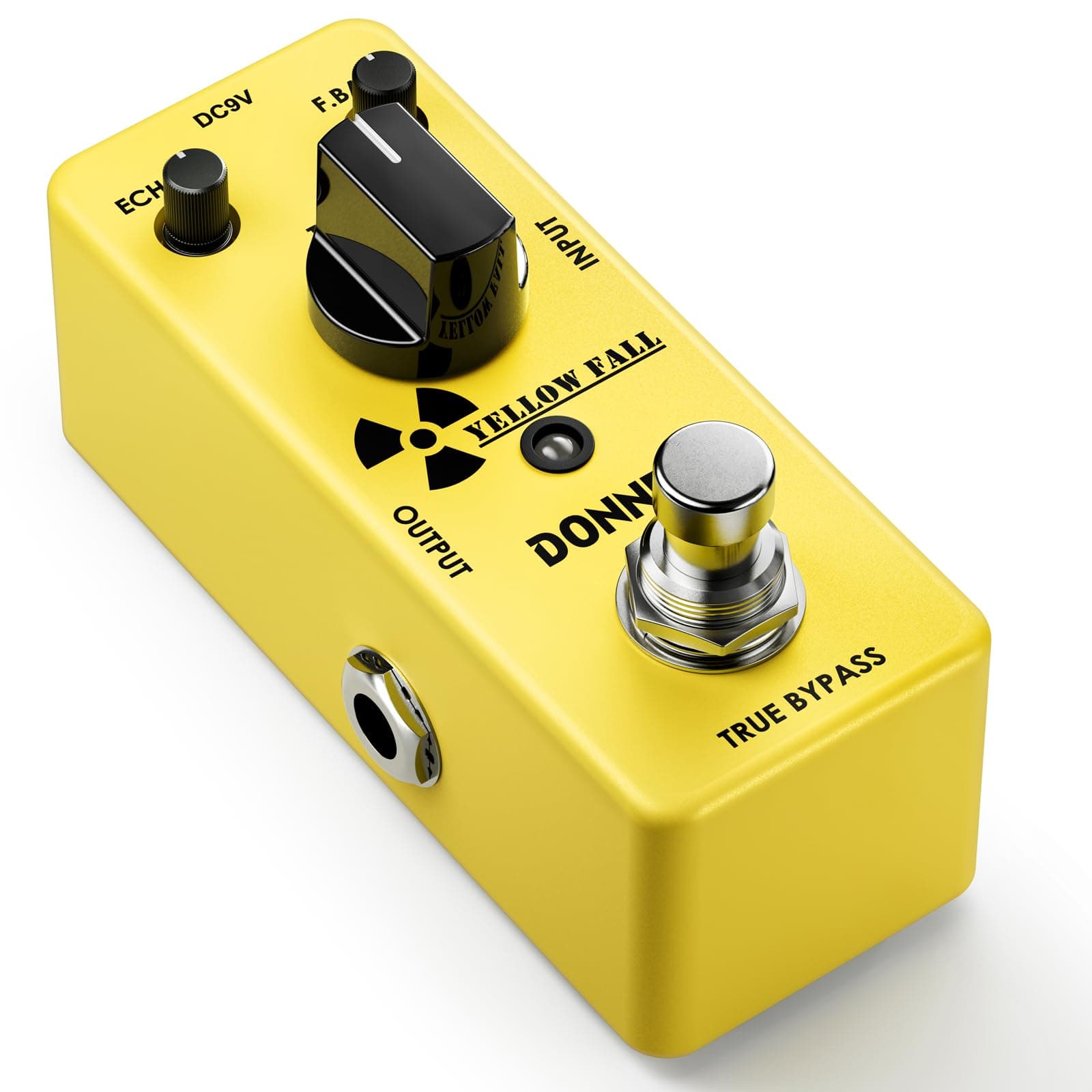 Donner Yellow Fall Delay Guitar Effect Pedal Mini Compact Size True Bypass
