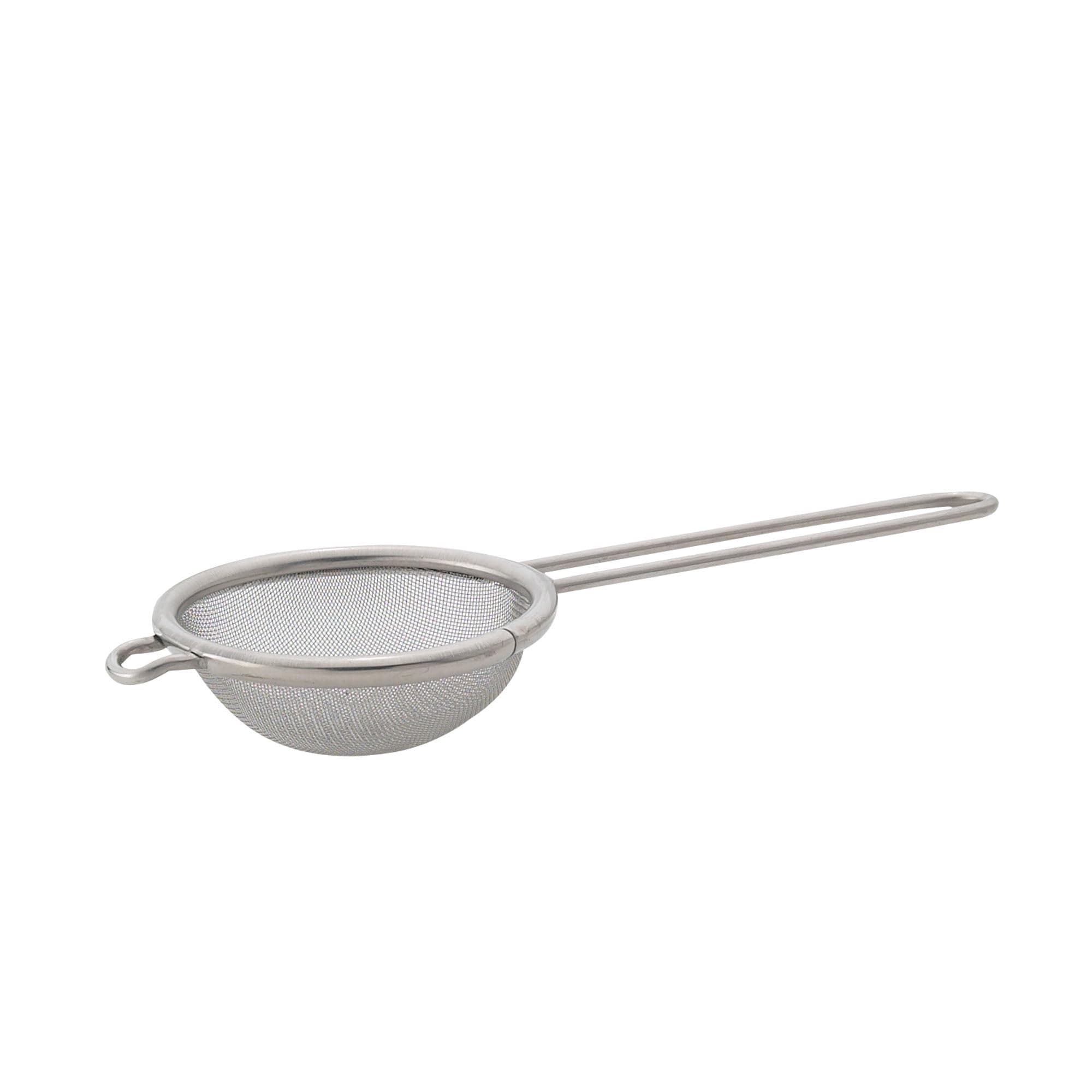 HIC Kitchen Fine Mesh Tea Strainer With Helper Handle, 18/8 Stainless Steel, 2.75-Inch, For Sifting, Straining, And Brewing Tea, Coffee, Or Cocktails