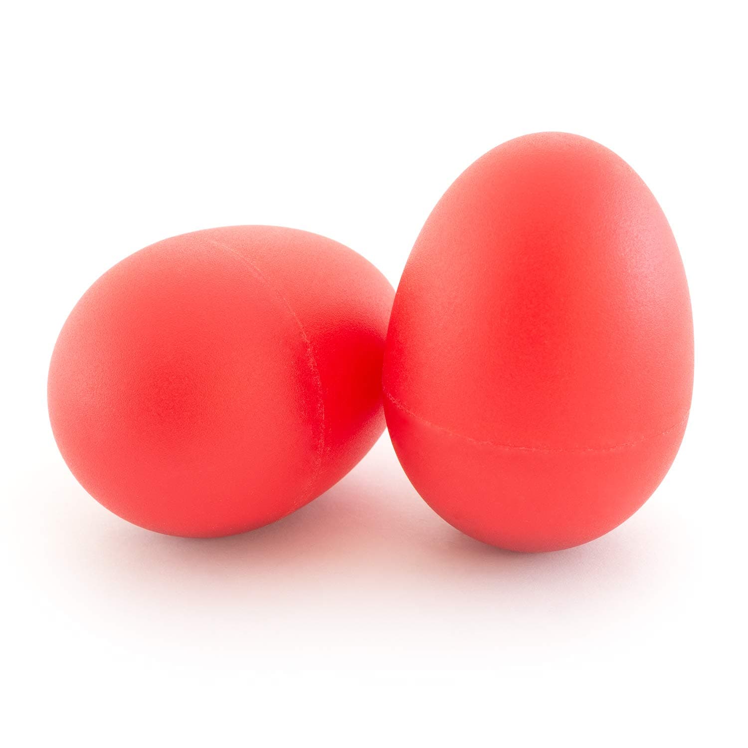 TIGER SHA7-CL Plastic Egg Shakers - Percussion Maracas Musical - Pack of Two - Red
