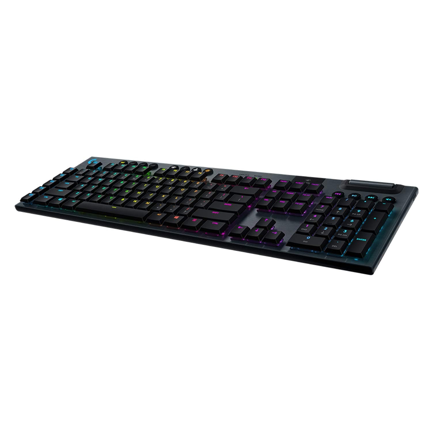 Logitech G915 Mechanical Gaming Keyboard, Low Profile GL Linear Key Switch, LIGHTSYNC RGB, Advanced Lightspeed Wireless and Bluetooth Support,Black