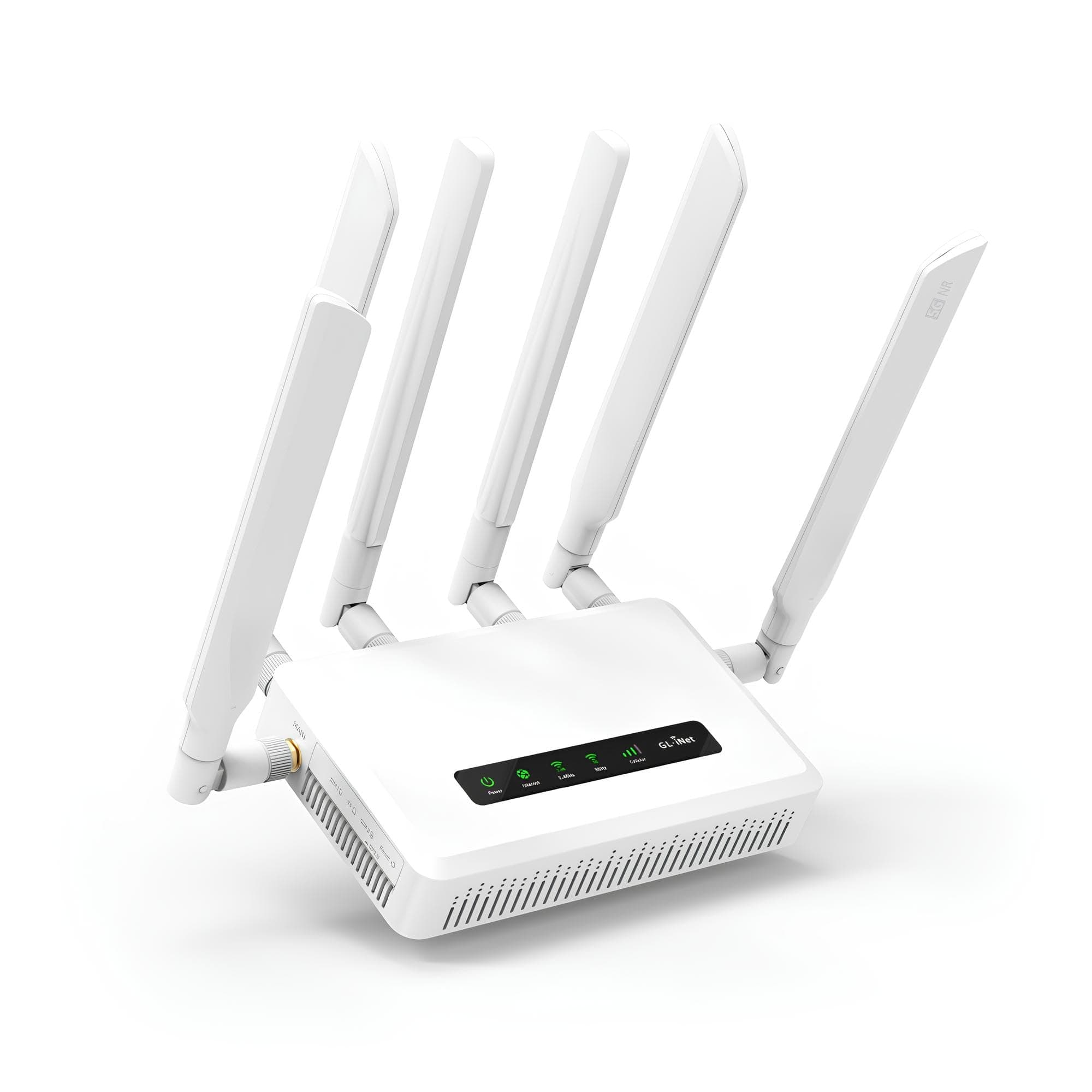 GL-X3000 (Spitz AX) 5G Router with Sim Slot for Modem, Cellular Gateway VPN Router, Wi-Fi 6 Wireless SIm Card Routers, Multi-WAN, Detachable Antennas, Access Point, Dual-SIM, Secure Internet