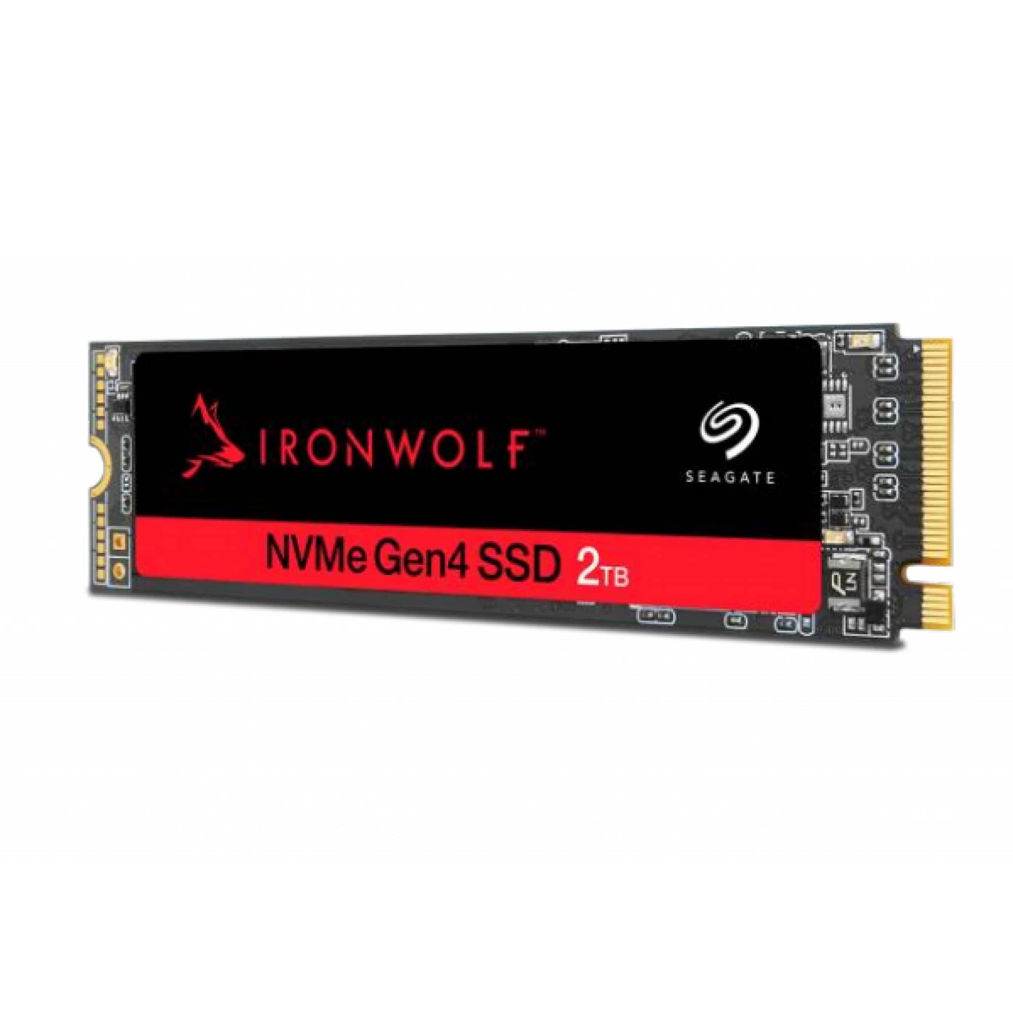 Seagate IronWolf 525 SSD, 2 TB, Internal SSD- SATA M.2, PCIe Gen 4 speeds of up to 5000 MB/s, 1,8 miljoen hours MTBF, 0,7 DWPD, FFP (ZP2000NM3A002)