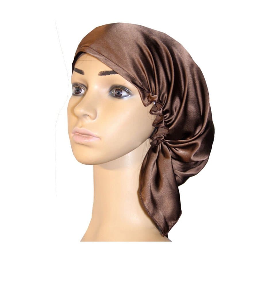 YAXM Natural Silk Sleep Night Cap