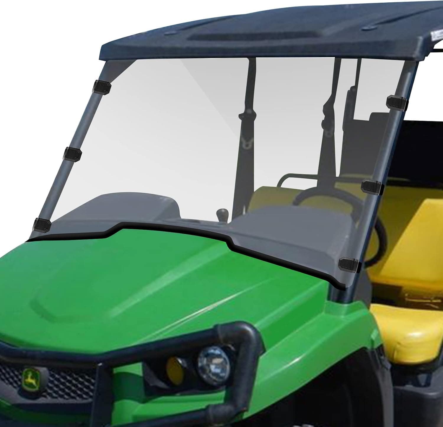 StarknightMT UTV Full Windshield - PC Hard Front Windshield Compatible with Gator XUV 550 560 560E 590E 590i 590M Used with Tops