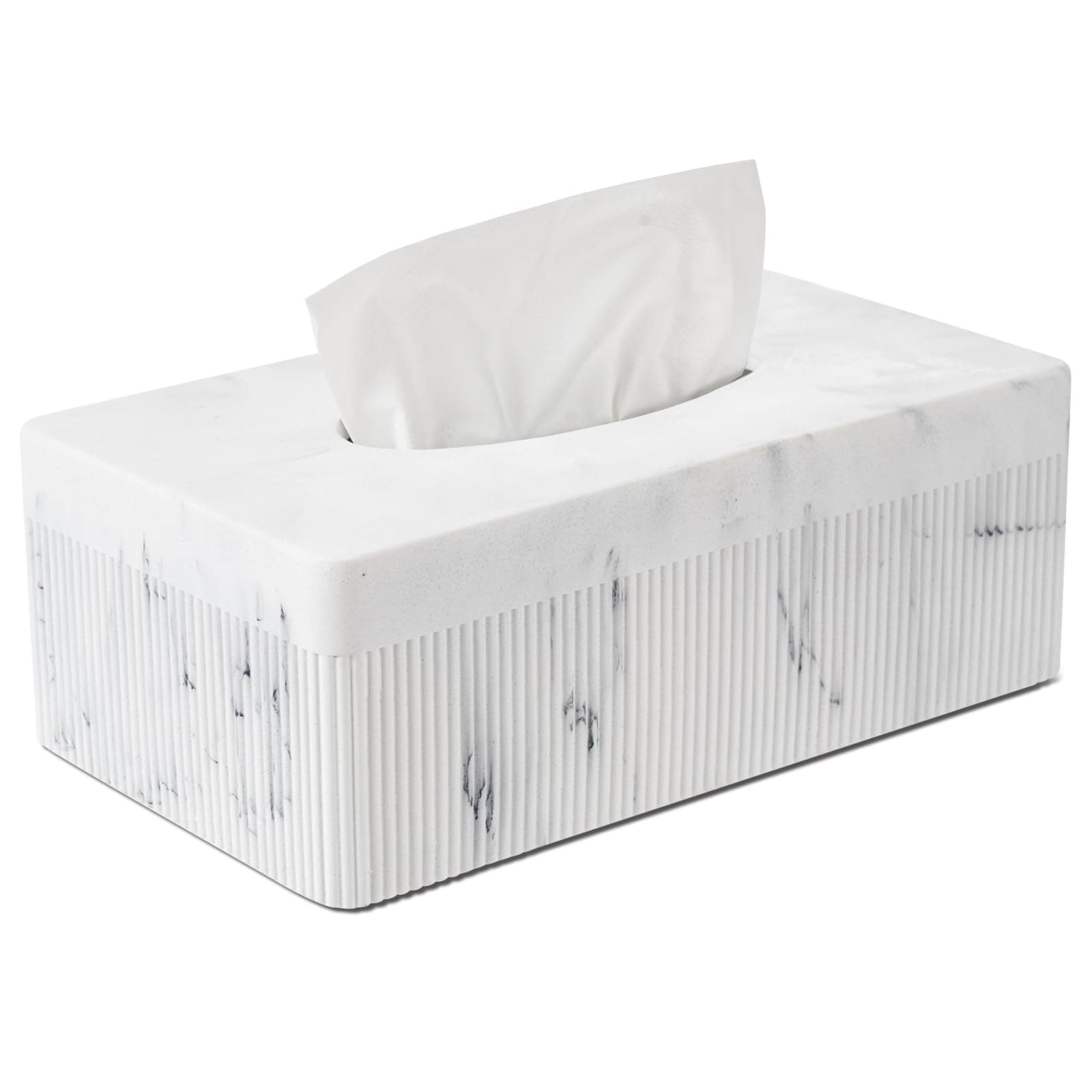 Marble Tissue Box Cover