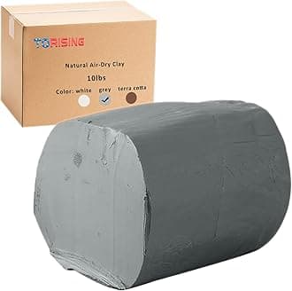 - Air Dry Clay 10 LBs, Pottery Modeling Clay for All Purpose Hand Modeling and Throwing, Non-Toxic (Gray)