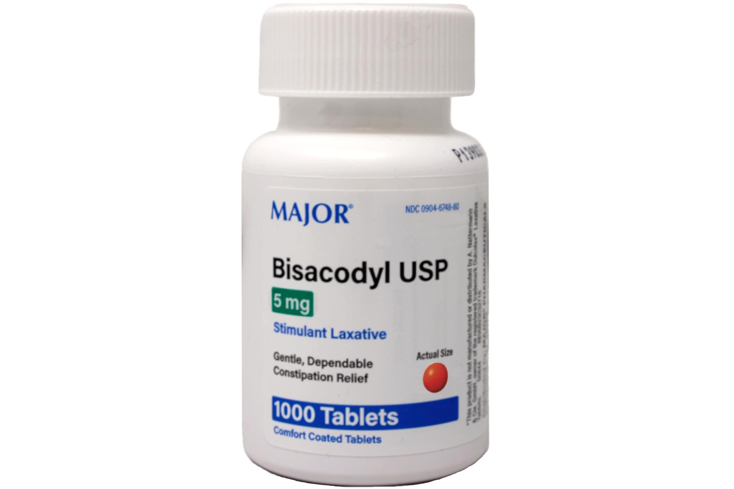 Laxative Bisacodyl 5 mg 1000 Tabs