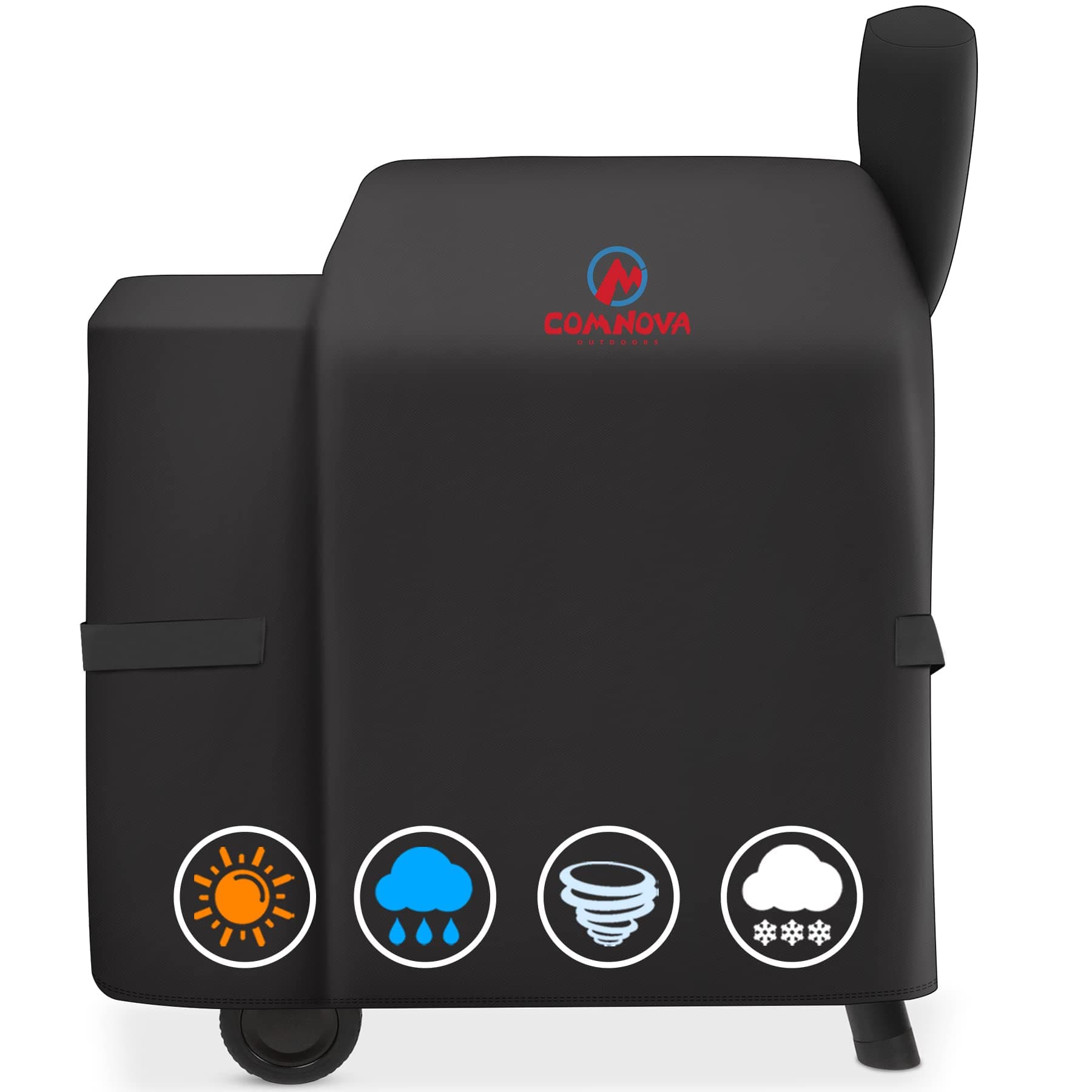 Comnova Grill Cover for Traeger Pro 22 & 575 Series - 600D Wood Pellet Smoker Cover for Traeger Waterproof & Heavy Duty, Premium Pellet BBQ Cover for Treager Pro 22 / Pro 575, Z Grills 550B and More