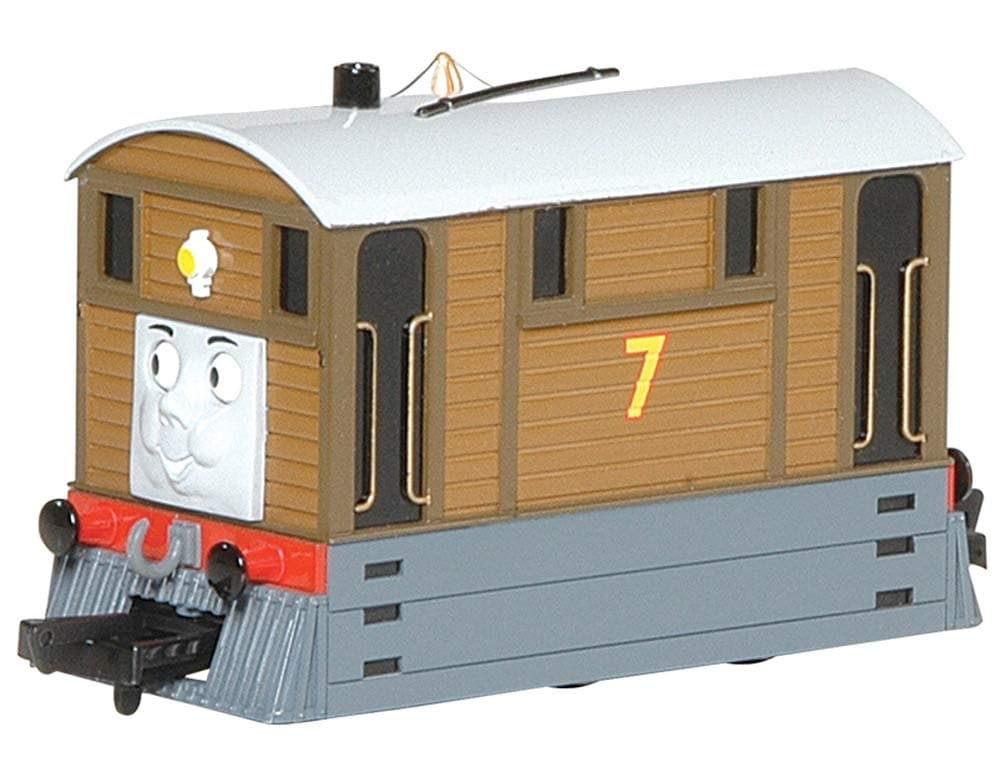 Trains Thomas And Friends - Toby The Tram Engine With Moving Eyes, Black, 0.5 Liters