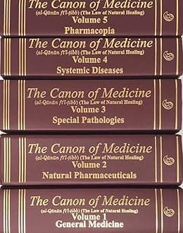 Avicenna Canon of Medicine Complete Five Volume Set
