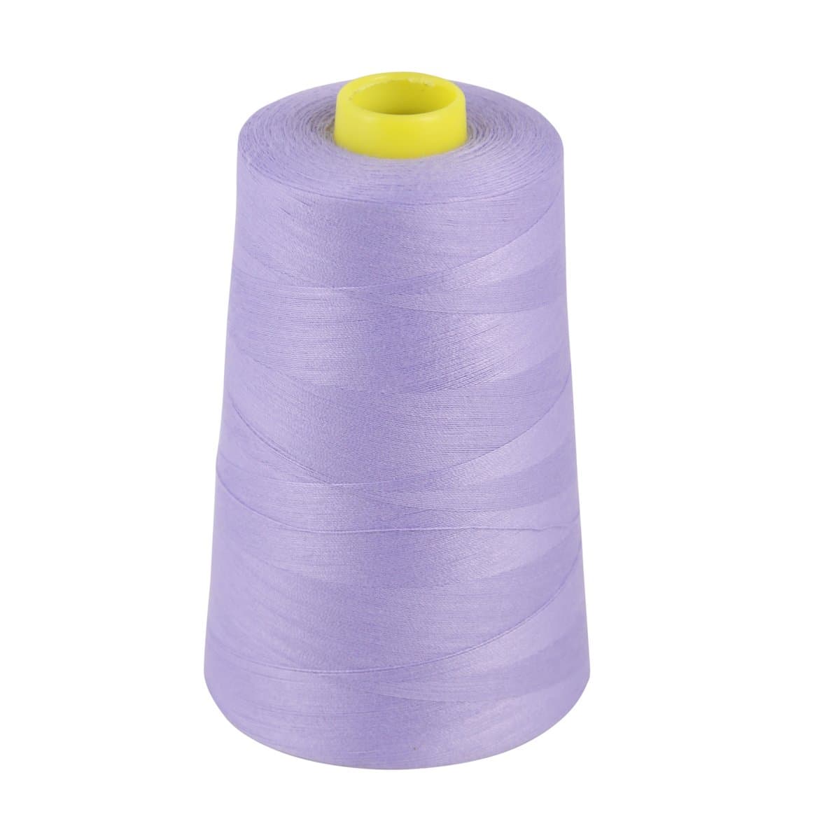 OVERLOCKING THREAD - OVERLOCKER THREAD - POLYESTER THREAD - INDUSTRIAL SEWING THREAD - 4 X 5000 YARD SPOOLS - LARGE COLOUR SELECTION INCLUDING: BLACK WHITE RED BLUE CREAM NAVY PURPLE PINK GREEN GREY BROWN OLIVE SKY GOLD (LILAC 152)