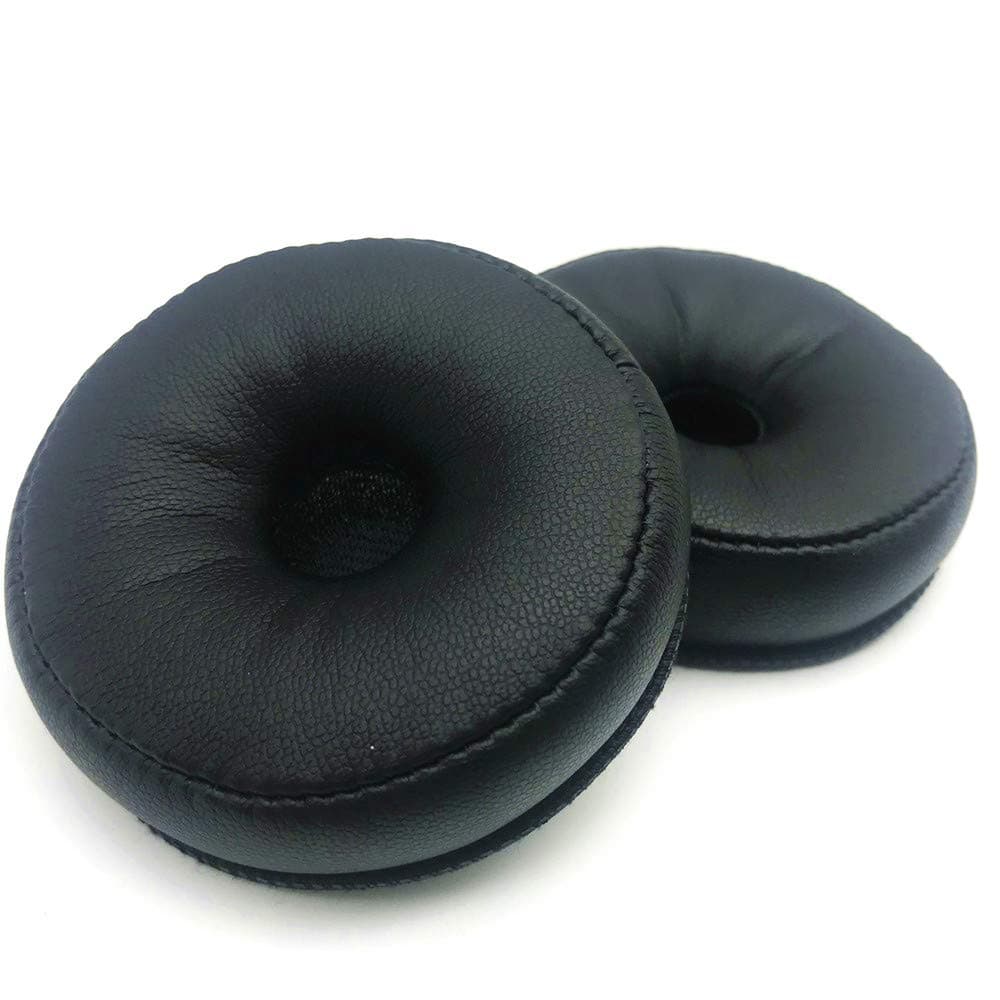 1 Pair Black Replacement Dura-Stitched Leatherette Ear Seals Memory earpads Service Parts Ear Cushions for David Clark DC-PRO-X Aviation Headset