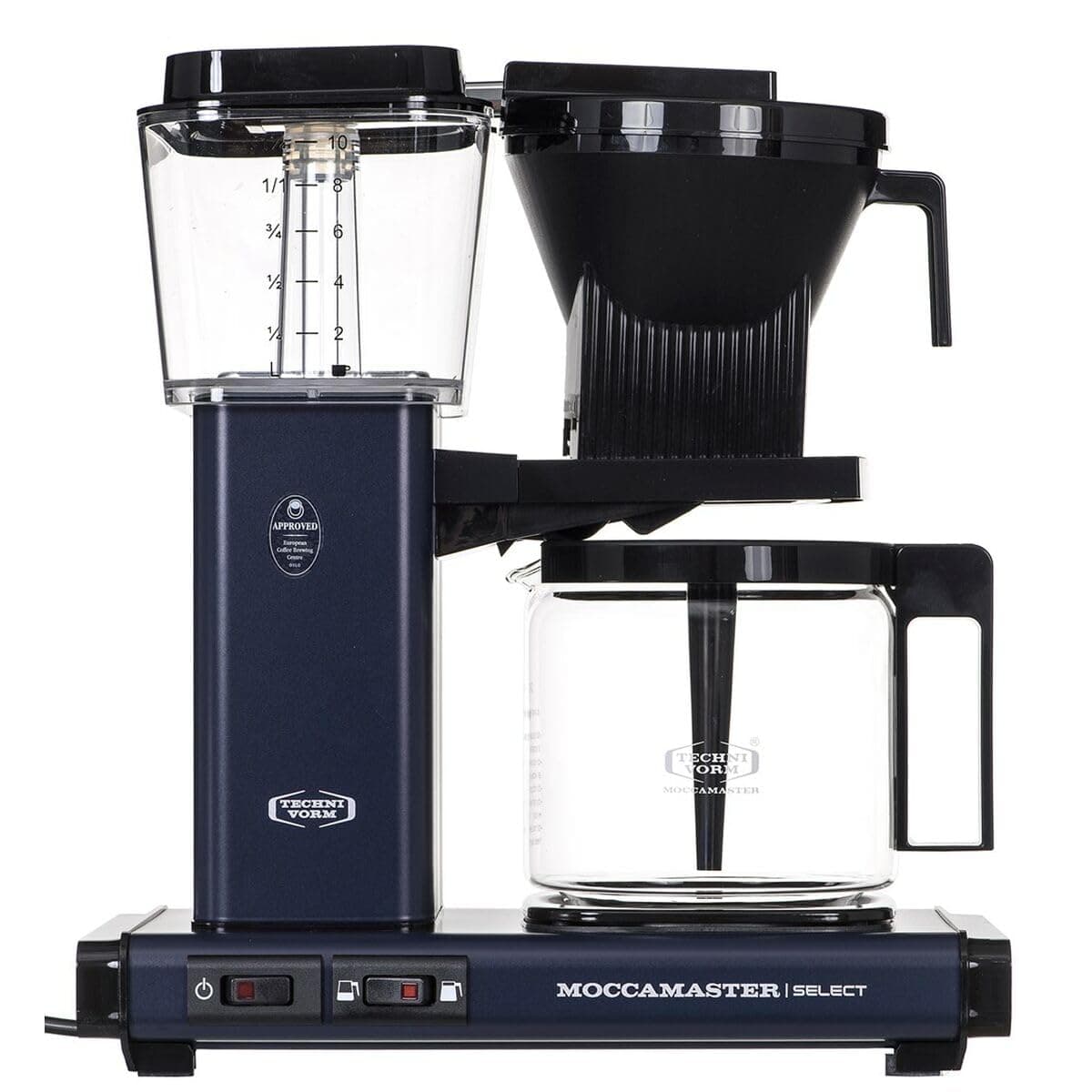 Moccamaster CD Blue Overflow Coffee Maker KBG 741 Select-Midnight