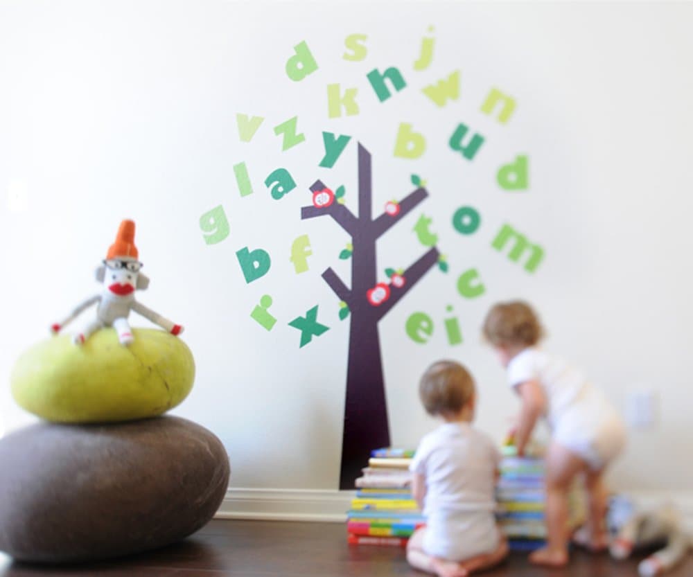 Tree of Knowledge Pop & Lolli Fabric Wall Decals