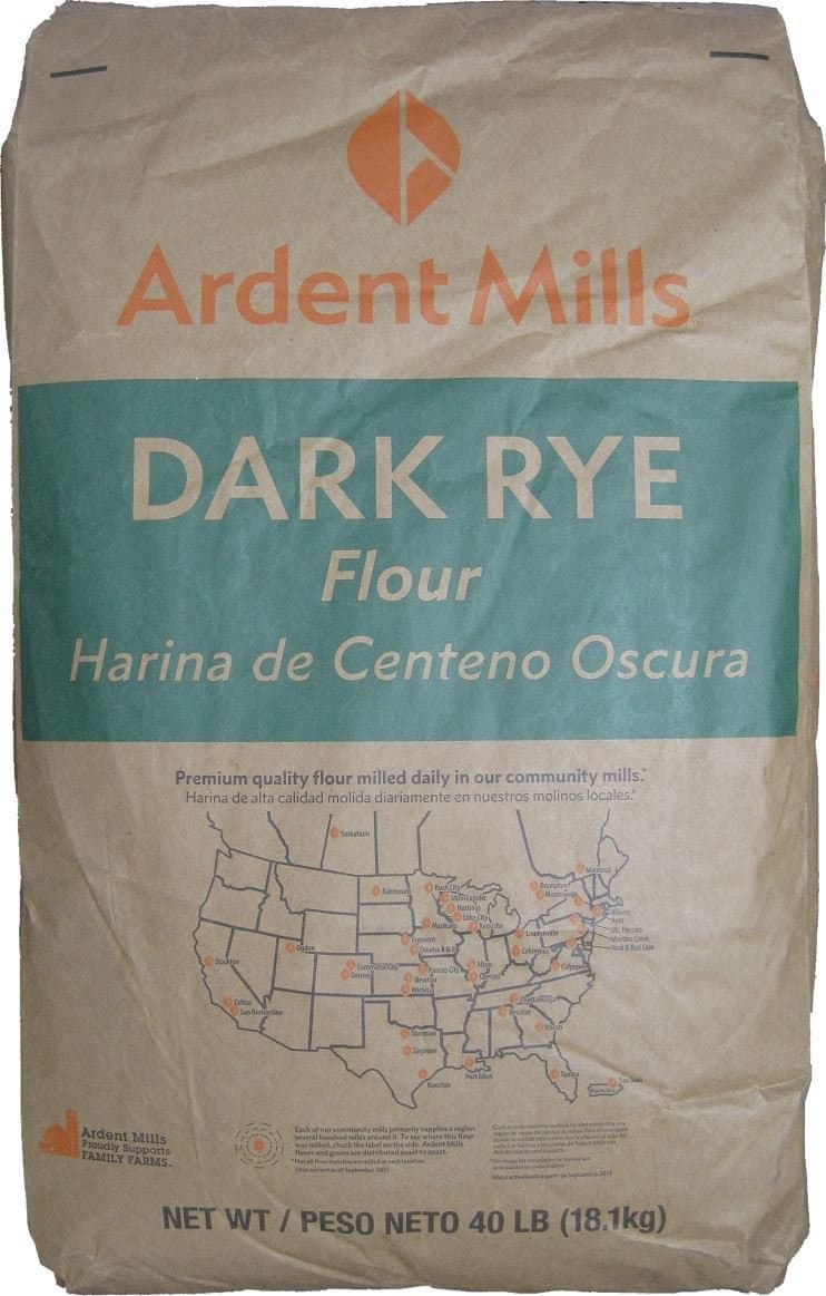 Ardent Mills Dark Rye Flour 40 Lbs