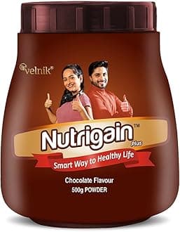 Ayurvedic Weight Gainer Supplement Powder for Women and Men Chocolate Flavour 500 gm (pack of 2)