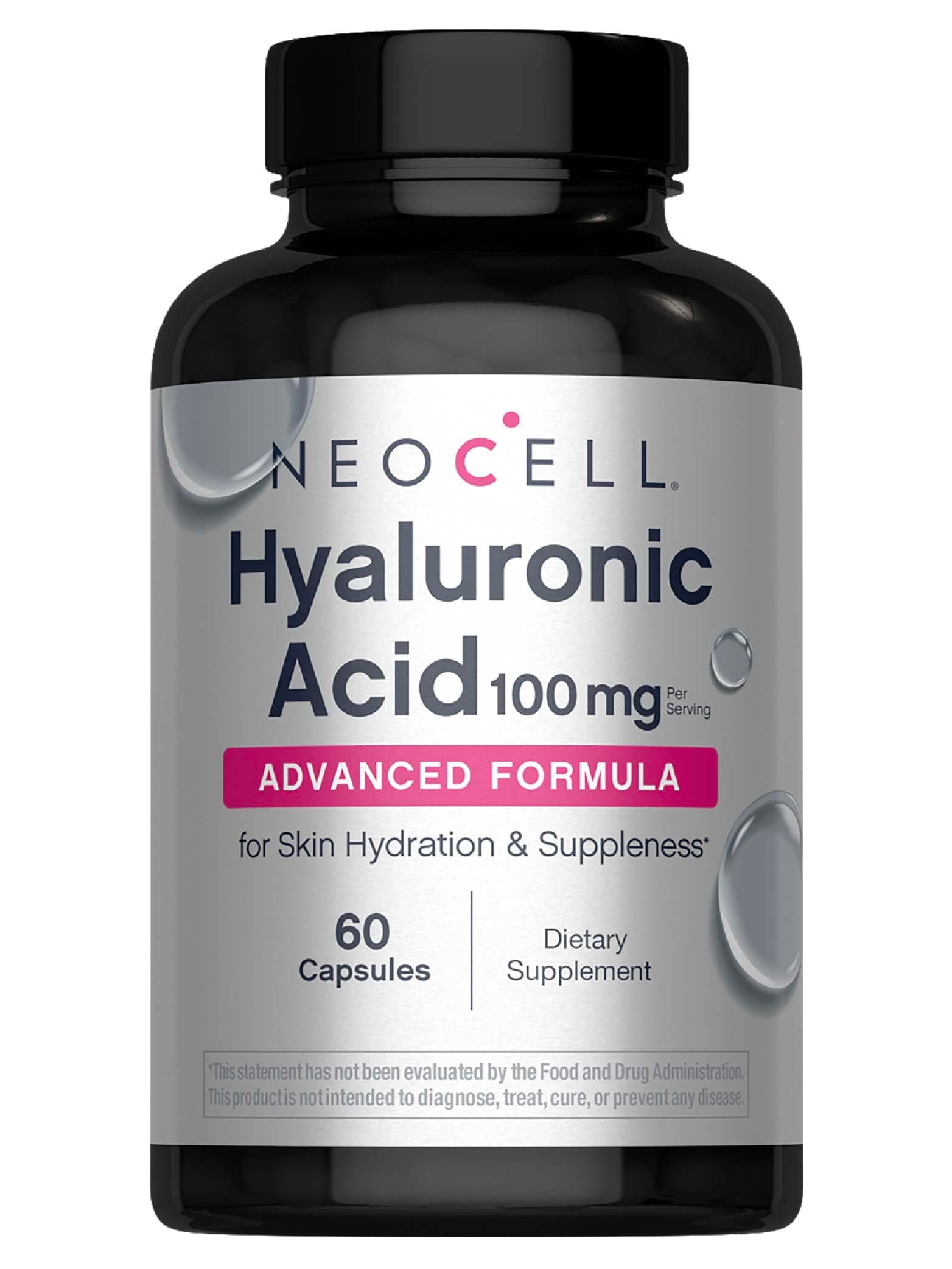 Hyaluronic Acid Tablets 100 Mg, 60 Count